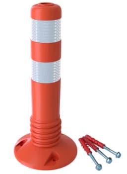 Столбик гибкий 450мм с комплектом крепежа ССД-450 ТПУ ОРАНЖ ГОСТ 32843-2014 Ustun