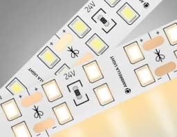 Светодиодная лента двухрядная Ambrella Light GS3601 2835 204Led 20W m 24V IP20 3000K 5m Ambrella Light GS3601