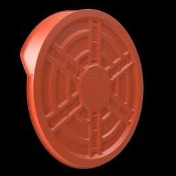 Зеркало дорожное с защитным козырьком d-1200 мм ГОСТ Р 52766-2007