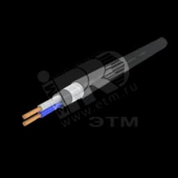 Кабель силовой ПБПнг(А)-HF 2х10.0ок (N)-1 однопроволочный черный (барабан)