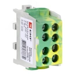 Клемма распределительная КСР с двойным винтом 2x35/2x25 желто-зеленая PROxima