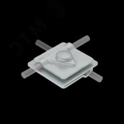 Универсальный соединитель для прутка D 5-10 мм с 3 пластинами 40х40 мм