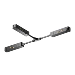 Коннектор питания Тобразный Gravity черный Technical TRA004CWT22B