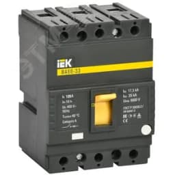 Автоматический выключатель ВА88-33 3Р 125А 35кА IEK