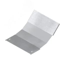 Крышка на угол вертикальный внутренний 45 градусов, 100х600 R600, горячеоцинкованная в комплекте с крепежными элементами исоединительными пластинами, необходимыми для монтажа