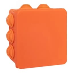 Коробка огнестойкая E45 100х100х50мм с клеммниками 5 полюсов 0,5-6мм2 IP55 HF plc-kmfr-100-506 EKF