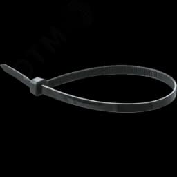 Хомут 200х4.8мм черный нейлон (100шт)