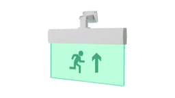 Табло Элтех-сервис М-12-УЛЬТРА Человек вправо стрелка вверх (универс. креп.)