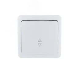 VIOLA Выключатель проходной белый (12шт/144шт) Lezard