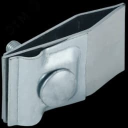 Держатель проводника круглого 6-10мм для фальца прямой h=60мм оцинкованная сталь HDZ IEK