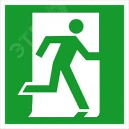 Знак "Выход здесь" (правосторонний) 200х200мм PROxima