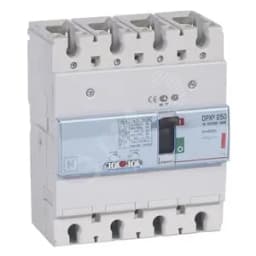 Выключатель автоматический четырехполюсный DPX3 250 200А 36кА
