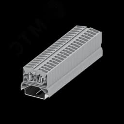 Клемма TB 1-1 на DIN-35, фронт.подключение, сечение 2,5 мм. кв., серая