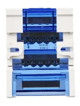 Шина на DIN-рейку в корпусе (кросс-модуль) ШНК 4х7 3L+PEN IEK YND10-4-07-100