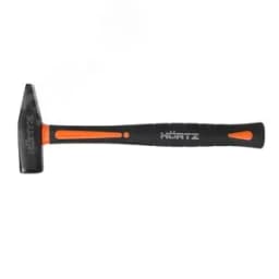 Молоток слесарный 0.6 кг квадратный боек фибергласовой обрезиненной ручкой