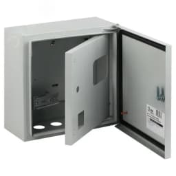 Корпус металлический навесной SIMPLE ЩУ-1-1-1 2-х дверный (300х310х155) IP54 У2 серый