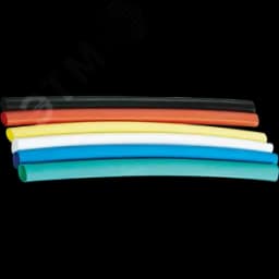 Набор термоусадочных трубок 4/2 (6 цветов по 3шт) 10см