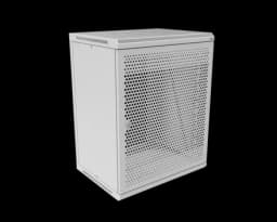 Шкаф телекоммуникационный настенный разборный МИКсистем 19" Basis 15U 600*450 дверь перфорация