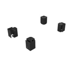 Элементы угловые цоколя 100 мм RS52 RAL7021 (4шт.)