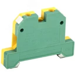 Клемма ЗНИ-6 мм.кв. ЗЕМЛЯ желто-зеленая YZN20-006-K52 IEK