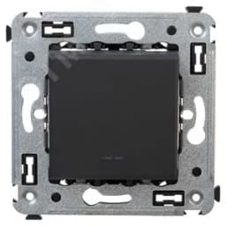 Avanti Выключатель одноклавишный в стену Черный   матовый