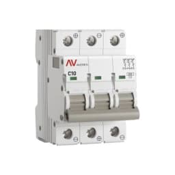 Выключатель автоматический AV-6 DC 3P 10A (C) 6kA EKF AVERES