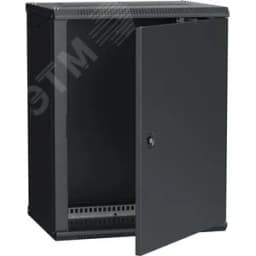 Шкаф настенный 19" LINEA W 18U 600x450мм металлическая дверь RAL9005