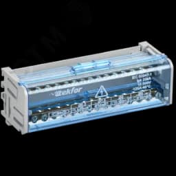 TEKFOR Шины на DIN-рейку (кросс-модуль) ШНК 2х15 L+PEN IEK