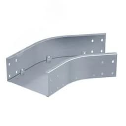 Угол горизонтальный 45 градусов 80х100, 1,5 мм, в комплекте с крепежными элементами и соединительными пластинами, необходимыми длямонтажа