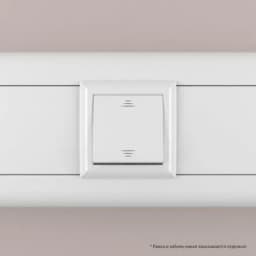 Выключатель модульный 1-кл. 2мод. Avanti «Белое облако» 16А IP20 бел. DKC 4400102