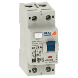 ВДТ без защиты от сверхтоков OptiDin DM63-23100-A-УХЛ4 (2P, 100, 100mA) 254297 КЭАЗ Optima