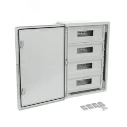 Корпус пластиковый распределительный ЩРН-60 IP65 серая дверь 600х400х200