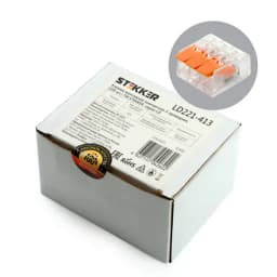 Универсальные компактные клеммы 3проводные STEKKER LD221413 32394
