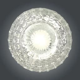 Светильник НББ 64-60-080 «Гранат» d150 1х60Вт E27 IP20 прозр./корпус прямой бел. Элетех 1005100178