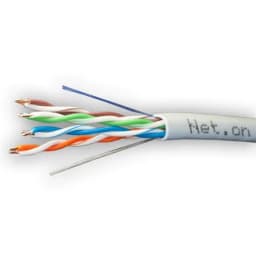 LAN Кабель Net.on UTP 5e 4x2хAWG24 CCA PVC In. 305м, Коробка(305м) (01-0302)