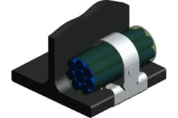 Балочный зажим УМС с пластиной 2-7 мм BZ-2-7-PL пружинная сталь 65Г ГОСТ 2283-79 20 шт/уп