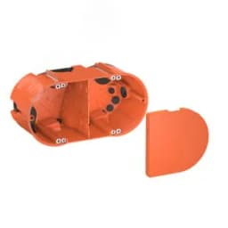 Коробка монтажная двойная 139x68, глубина 61 мм для полых стен с мембранными вводами OBO Bettermann