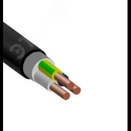 Кабель силовой ВВГнг(А)-LS 3х2.5-0.660 (N.PE) однопроволочный круглый Электрокабель Кольчугино Холдинг Кабельный Альянс (ХКА)