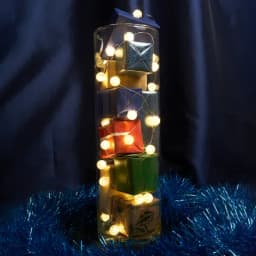 Светодиодная гирлянда Feron CL565 линейная Лед шарики статичная 3м 03м 2700K с питанием от батареек прозрачный шнур 48611