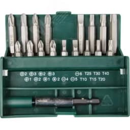 Набор бит "EXPERT", , с магнитным адаптером в бит-боксе, 18 предметов