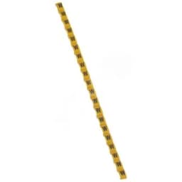 Маркировка буква (W) черный/желтый Duplix (600шт) Legrand Euro