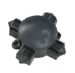 Коробка распределительная ОП 75х53мм 4-х рожк. КЭМ1-10-4Б карбол 0300-00030