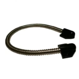 Гибкий переход на дверь 8 мм, черный (металл) KLB-468TB