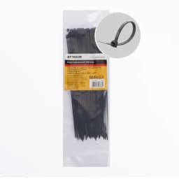 Хомут нейлоновый STEKKER NYCT25200 25x200 мм d пучка max 50 мм нагрузка 8 кг белый упаковка 100 шт 32776