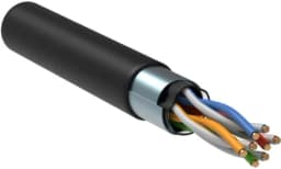 ITK Витая пара F/UTP кат.5E 4x2х24AWG LSZH черный (305м) (LC3-C5E04-329)
