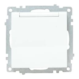 Валенсия Механизм выключателя 1-кл. 10А белый проходной EKF PROxima