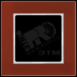 Рамка 1-я для горизонтальной/вертикальной установки  Серия- ACreation  Материал- стекло  Цвет- красный