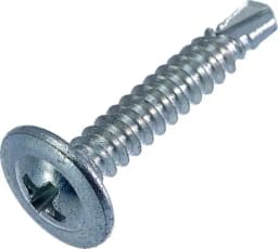Саморез металл-металл 4.2х16 прессшайба сверло цинк (уп.100шт) европодвес СТРОЙМЕТИЗ 296715
