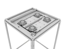 Панель вентиляторная двухсекционная RS52 60.80 (4 вентилятора, терморегулятор)