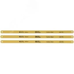 Полотна ножовочные по металлу односторонние 300 мм, набор 6 шт на подвесе (18ТPI+24ТPI+32ТPI)